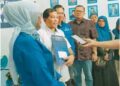 Ketua DPD Partai Demokrat Kota Jambi, Roro Nully, ketika menerima kunjungan Tim Maulana. Foto- Tuty.
